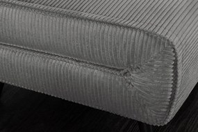 Fotoliu Pat SMART MULTIFUNCTION 140cm catifea raiata gri