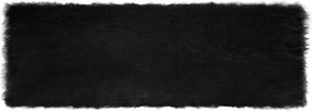 vidaXL Covor din Lână Faux Tafalla Negru 80 x 250 cm Poliester