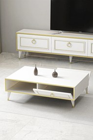 Masa cafea cu spatii depozitare Elegance Homs 90 x 60 cm