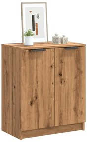 vidaXL Pantofar, stejar artizanal, 59x35x70 cm, lemn prelucrat