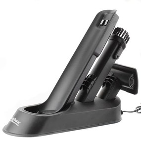Aspirator portabil TurboTronic TT-LUX500, Li-Ion 2600 mAh, 90W, 12kPA, 150ml, Autonomie pana la 12 min, HEPA, 2 viteze, Negru