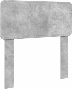 vidaXL Tăblie cap Gri din beton 75 cm Lemn compozit