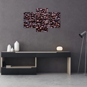 Tablou cu boabe de cafea (90x60 cm)