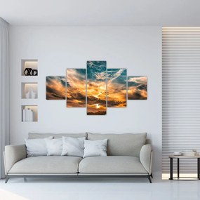 Tablou cu nori (125x70 cm), în 40 de alte dimensiuni noi