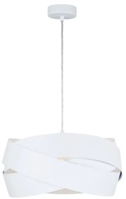 Pendul design modern Tornado alb