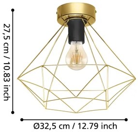 Plafonieră TARBES 1xE27/60W/230V Eglo 43678