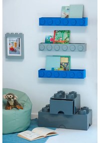 Raft de perete pentru copii LEGO® Sleek, gri