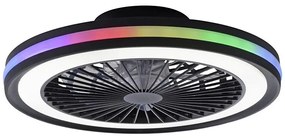 Ventilator LED RGBW dimabil de tavan JUST LIGHT. 14649-18 BRANDON LED/36W/230V + telecomandă