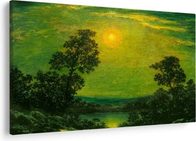 Tablou - Imitator of Ralph Albert Blakelock, Moonlight, reproducere (90x60 cm)