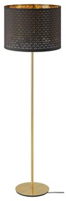 Lampadar Majestic cu abrajur perforat, maro - 163cm
