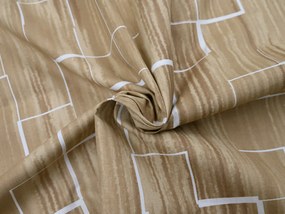 Lenjerie de pat din bumbac Renforce MARIT bej Dimensiune lenjerie de pat: 2 buc 80 x 80 cm | 200 x 200 cm
