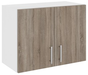 Corp Superior Hota Karo, Stejar Sonoma Inchis/Alb, 60 x 30 x 45 cm