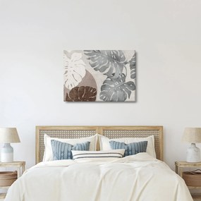 Tablou - Design cu frunze (70x50 cm)