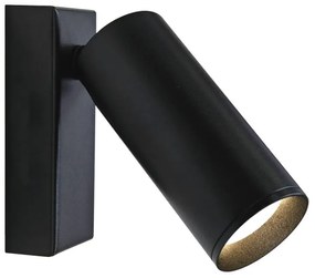 Aplica cu spot GU10 directionabil NAZARE negru