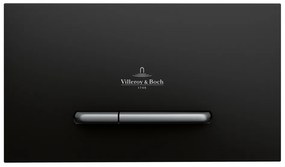 Clapeta de actionare dual-flush, negra, Villeroy  Boch ViConnect Negru
