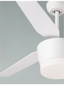 Lustra LED cu ventilator si telecomanda design modern Monsoon alb/artar NVL-5260261