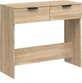 vidaXL Măsuță consolă, stejar sonoma, 90x36x75 cm, lemn prelucrat