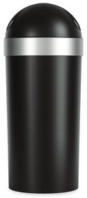 Coș de gunoi negru din plastic 62 l Venti – Umbra