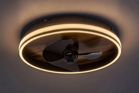 Plafoniera LED cu ventilator si telecomanda Faustine