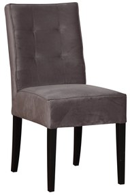 Scaun sufragerie Kari 78 (gri închis + negru). 1096176