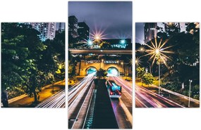Tablou - Oraș de noapte (90x60 cm)