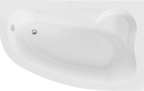 Mexen Westa cadă de colț dreapta 160 x 100 cm, albă - 560116010002