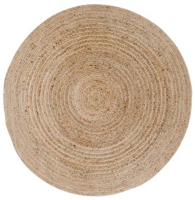 Covor rotund din iută House Nordic Bombay, ø 150 cm, natural