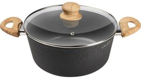 Lamart LT1247 caserolă cu capac Natur, diametru 24cm