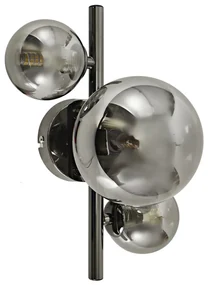 Aplică LED Brilagi MILLA 3xG9/3W/230V crom lucios/fumuriu