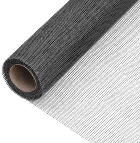 vidaXL Plasă de sârmă, negru, 112x1000 cm, fibră de sticlă