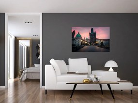 Tablou - Pe podul lui Carol,Praga (90x60 cm)