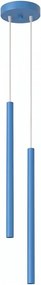 Sollux SL.2150 - Lustru suspendat pe cablu PASTELO 2xG9/8W/230V albastru