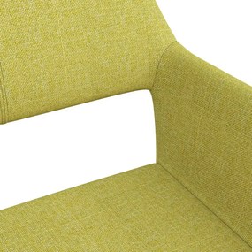 Scaun de masa pivotant, verde, material textil 1, Verde