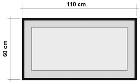 Oglindă de perete Simply, 110 x 60 cm