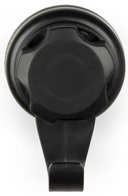 Set 2 cârlige autoadezive de perete Compactor Bestlock, negru