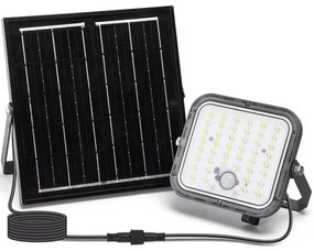 Aigostar - Proiector solar LED dimerizabil cu senzor LED/80W/3,4V IP66 + telecomandă
