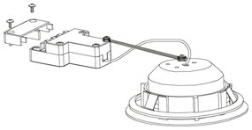 Eglo 95817- Corp de iluminat LED tavan fals PINEDA 1xLED/4,9W/230V