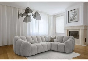 Colțar gri deschis (cu colț pe partea dreaptă/în formă de ”L”) Shell – Miuform