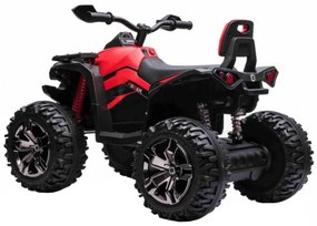 ATV Electric cu acumulator pentru copii NOVOKIDS™ PowerQuad PRO , Cu melodii si lumini, Lungime 103 cm, 3-8 ani , Max 35 kg , Roti EVA, 12V, 4