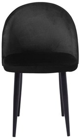 Set 2 buc. scaune pentru sufragerie Visla (negru). 1009934
