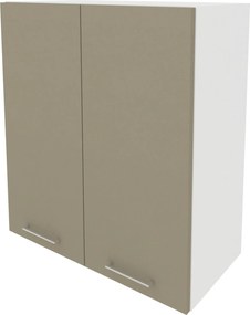 Corp Superior Lecce, 2 Usi, Taupe/Alb, 60 x 30 x 65 cm