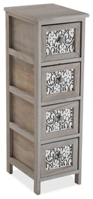 Comoda 4 sertare din lemn 81X32X26