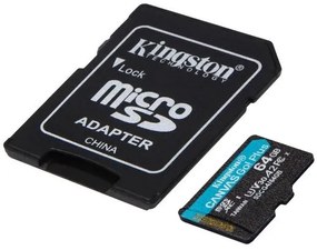 MICROSD KS 64GB CL10 UHS-I CANVAS GO PLS