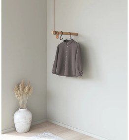 Cuier de perete în culoare naturală din lemn de stejar 50 cm Swing – LIND DNA