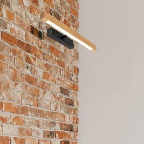 Lampă LED pentru tablouri VERDE LED/5,5W/230V 3000K 46 cm stejar/negru