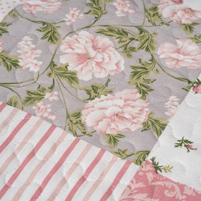 Cuvertură de pat 4Home Pink Rose Patchwork,220 x 240 cm