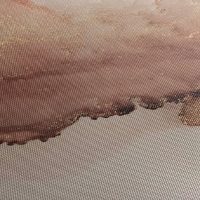 Tablou - Sclipici auriu (70x50 cm)