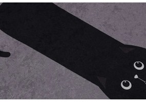 Covorașe de baie negre-gri 2 buc. 60x100 cm Comfort – Foutastic