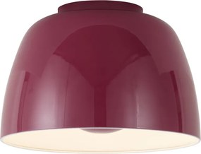 Lampă de tavan retro roșie cu interior alb, inclusiv LED reglabil în 3 trepte - Vera