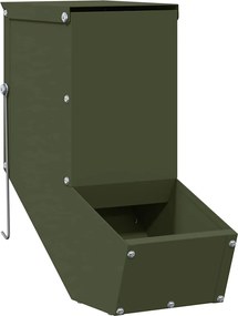 vidaXL Urmărire pentru iepuri Verde măsliniu 12,5 x 26 x 28,5 cm